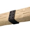 Fypon Decorative Hammered Beam Strap 2-Pack – Wood-Grained Finish