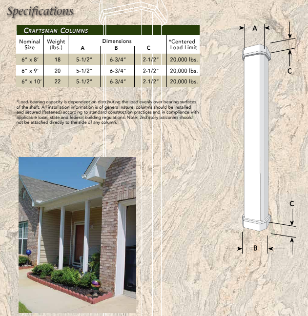 craftsman-aluminum-column